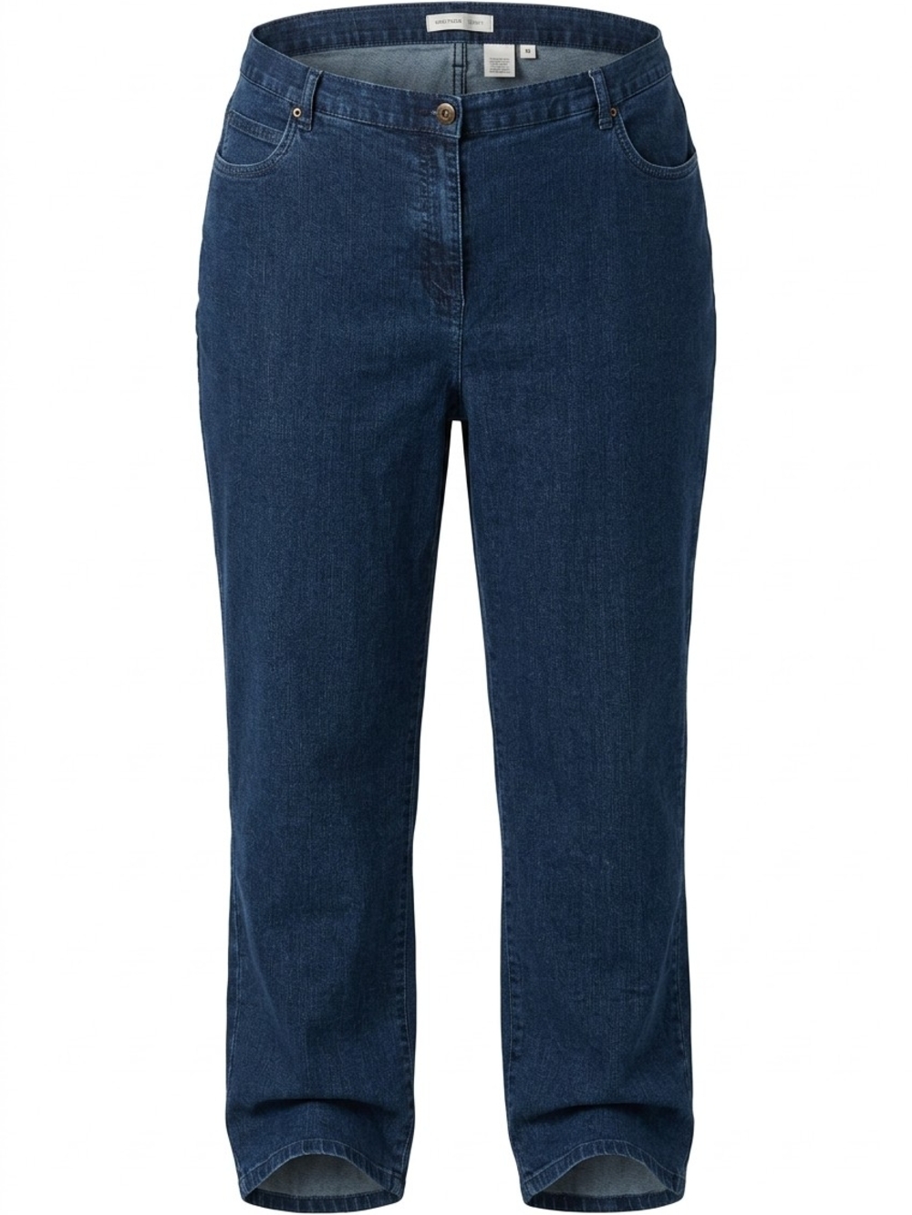 Ruby Rd. Women's Dark Indigo Straight-Leg Jeans